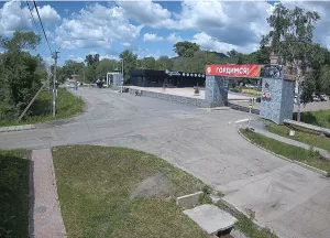 Веб-камера Бикина, Пересечение улиц Октябрьская и Бонивура