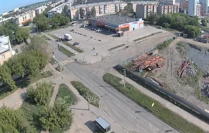 Веб-камера Копейска, Перекресток улиц Карла Маркса и Жданова