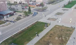Веб-камера Новый Уренгой, Перекресток улицы Мира и проспекта Дружбы Народов