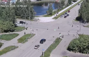 Веб-камеры Озёрска, Пересечение проспекта Карла Маркса и улицы Дзержинского
