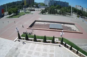 Веб-камера Волгодонска, ДК имени Курчатова, Фонтан