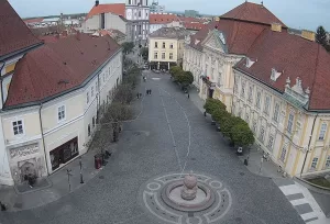 Веб-камера Секешфехервара, Главная площадь