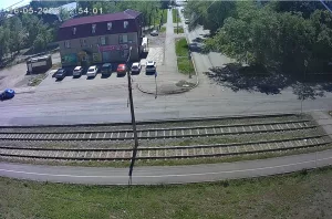 Веб-камера Бийска, Пересечение улиц Ударная и Ленинградская