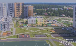 Веб-камера Пушкино, Жилой квартал «Новое Пушкино», Школа