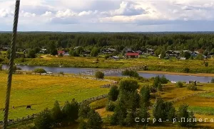 Веб-камера Согра, Река Пинега