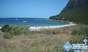 Веб-камера Италии, Остров Таволара, Пляж Cala Tramontana